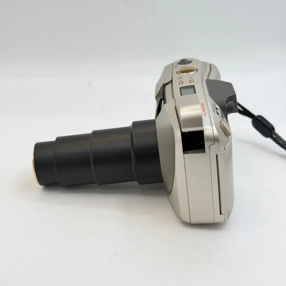 Olympus Infinity Stylus Zoom 140 Deluxe 35mm Film Camera Champagne FOR PARTS